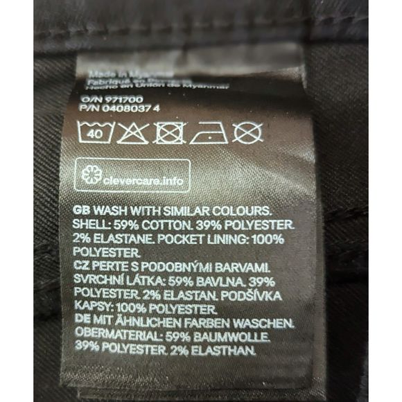 NWOT H&M skinny black pants   Sz 6 - Picture 4 of 11